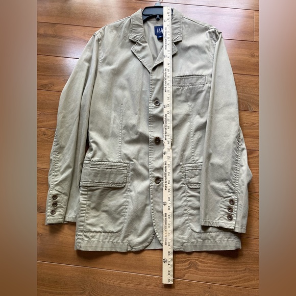 GAP Khaki Blazer Jacket versatile Men’s Women’s - Picture 10 of 11